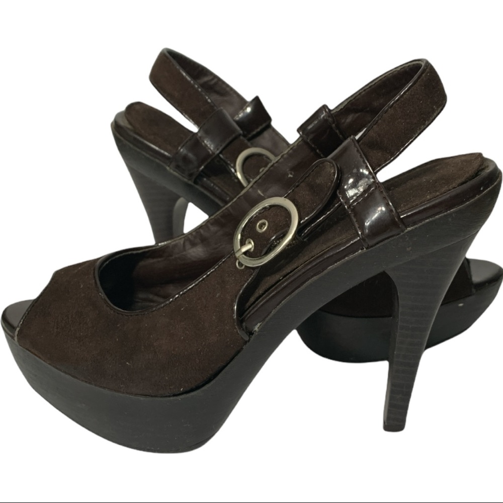 Wild Diva Brown High Heels Size 10